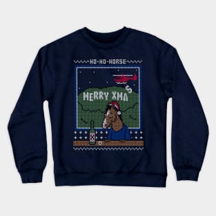 Ho-Ho-Horse! - Ugly Christmas Sweater Crewneck Sweatshirt